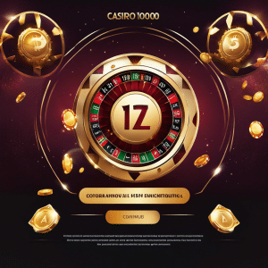 An image showcasing a sleek, modern online casino interface with a user-friendly sign-up process