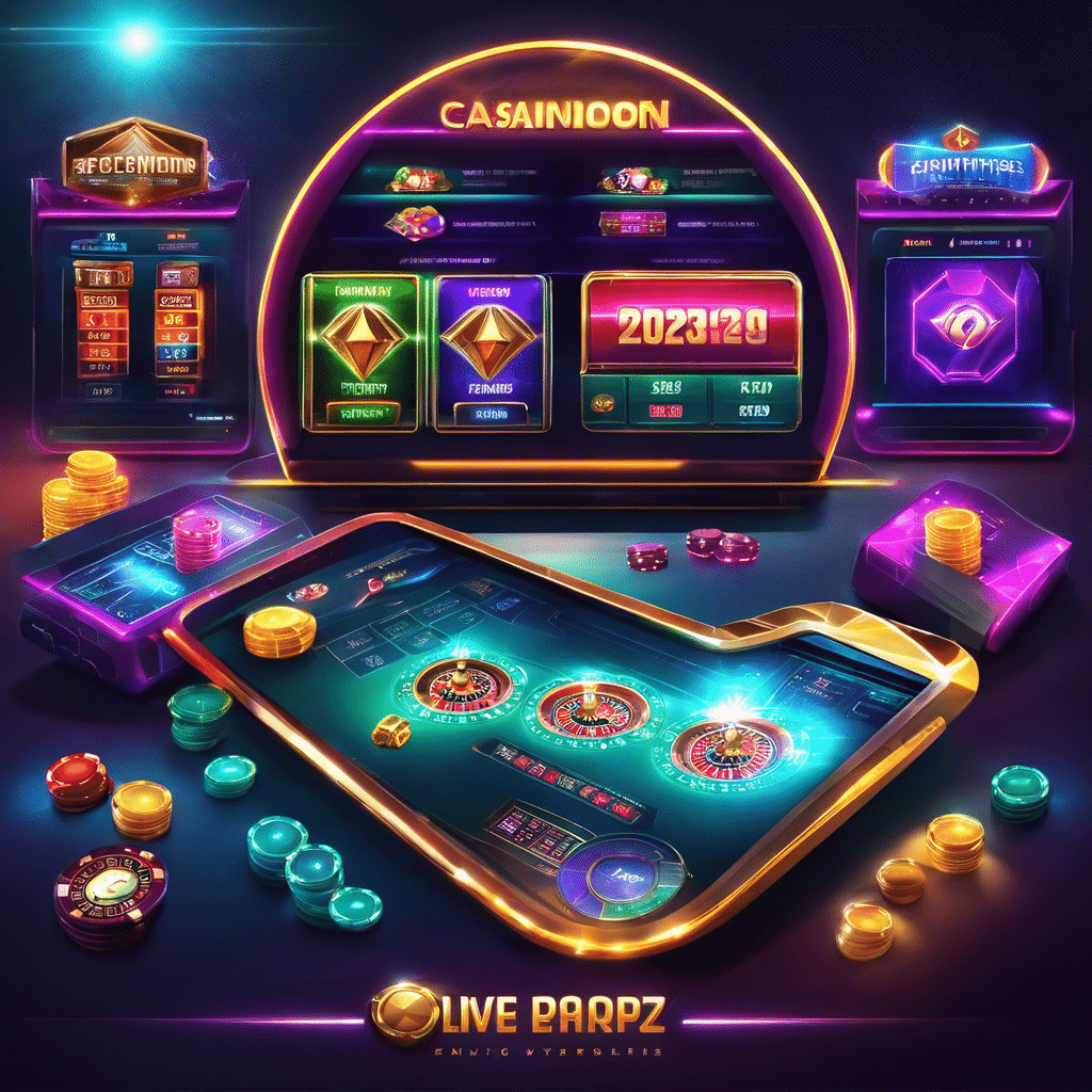 An image showcasing a sleek, futuristic online casino interface with vibrant colors, depicting anonymous players enjoying a variety of popular casino games while seamlessly making transactions with their preferred cryptocurrencies