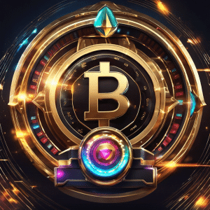 An image showcasing a futuristic, sleek online casino interface with a user-friendly navigation system, integrated cryptocurrency payment options, and a prominent 'No KYC' badge, highlighting privacy and convenience