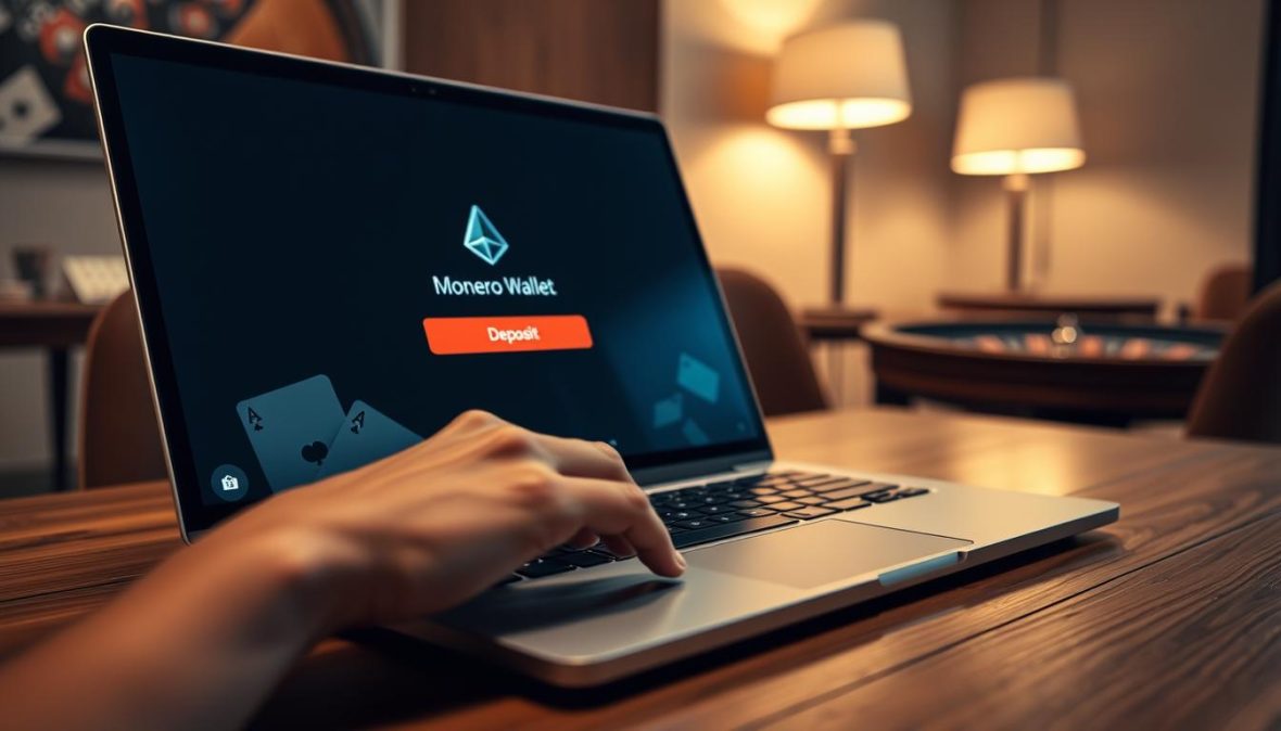 Depositing Monero for gambling