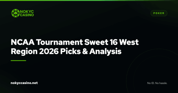 NCAA Tournament Sweet 16 West Region 2026 Picks & Analysis
